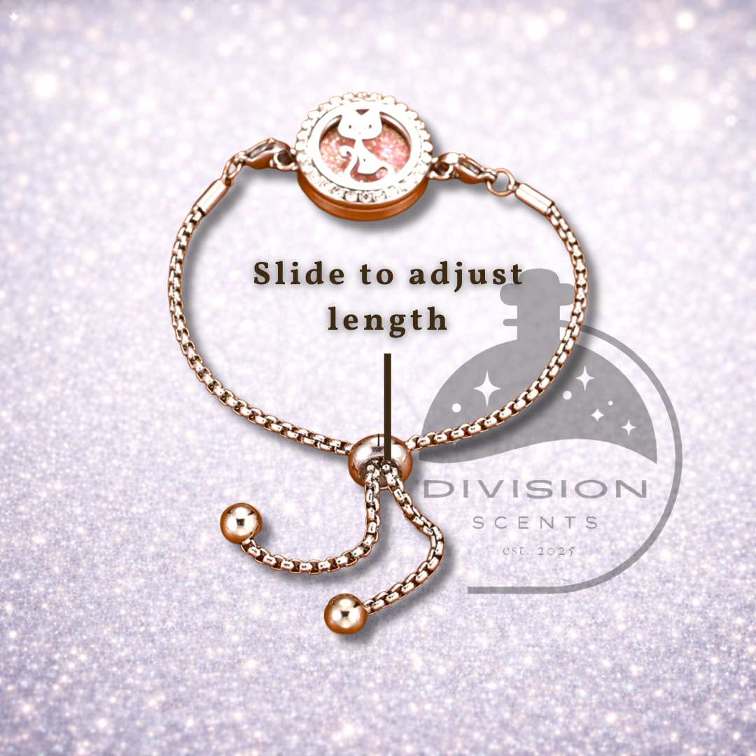 Pendant Aromatherapy Diffuser Slider Bracelet