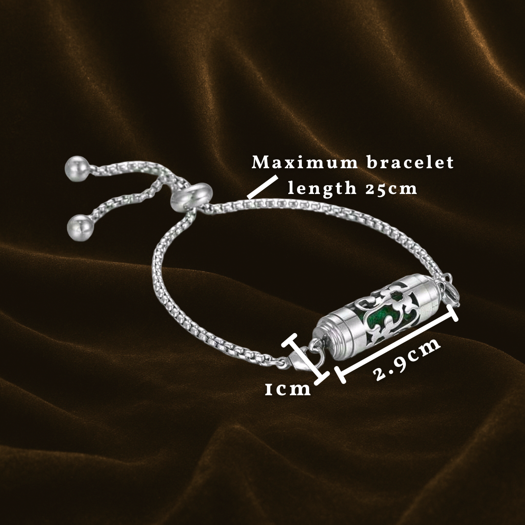 Capsule Diffuser Slider Bracelet
