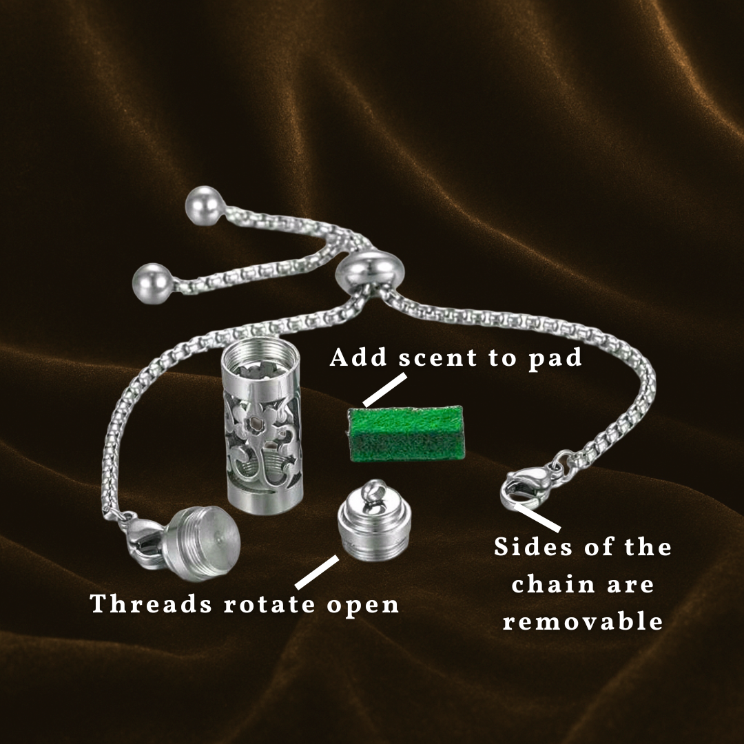 Capsule Diffuser Slider Bracelet