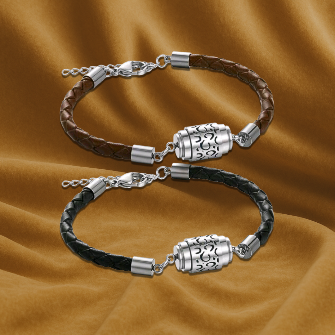 Minimalist Leather Cord Diffuser Bracelet