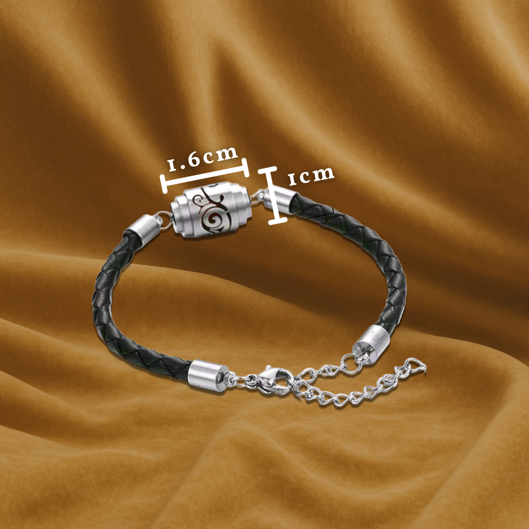 Minimalist Leather Cord Diffuser Bracelet