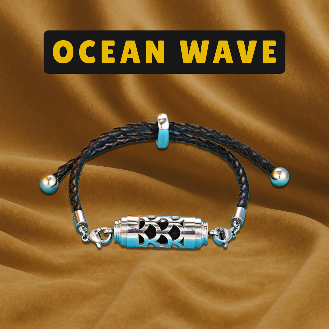 Minimalist Leather Cord Diffuser Bracelet