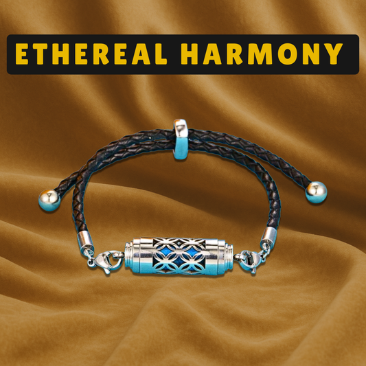 Minimalist Leather Cord Diffuser Bracelet