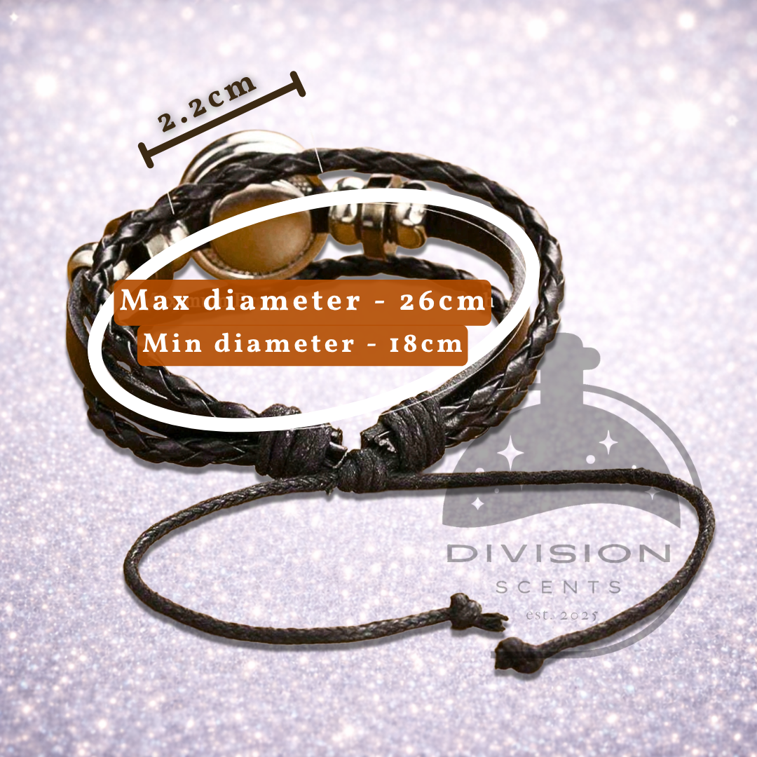 Bohemian Leather Wrap Aromatherapy Diffuser Bracelet