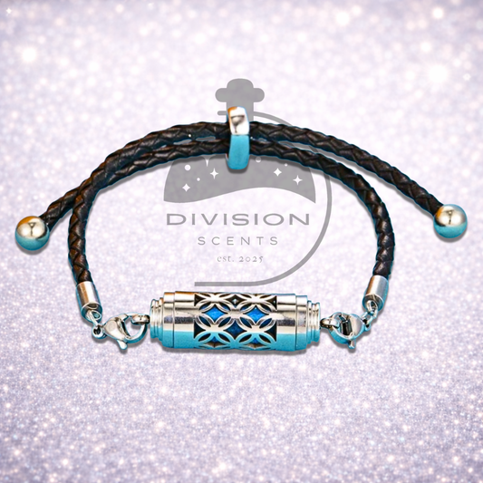 Minimalist Leather Cord Aromatherapy Diffuser Bracelet