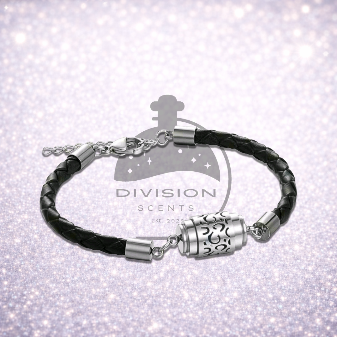 Minimalist Leather Cord Aromatherapy Diffuser Bracelet