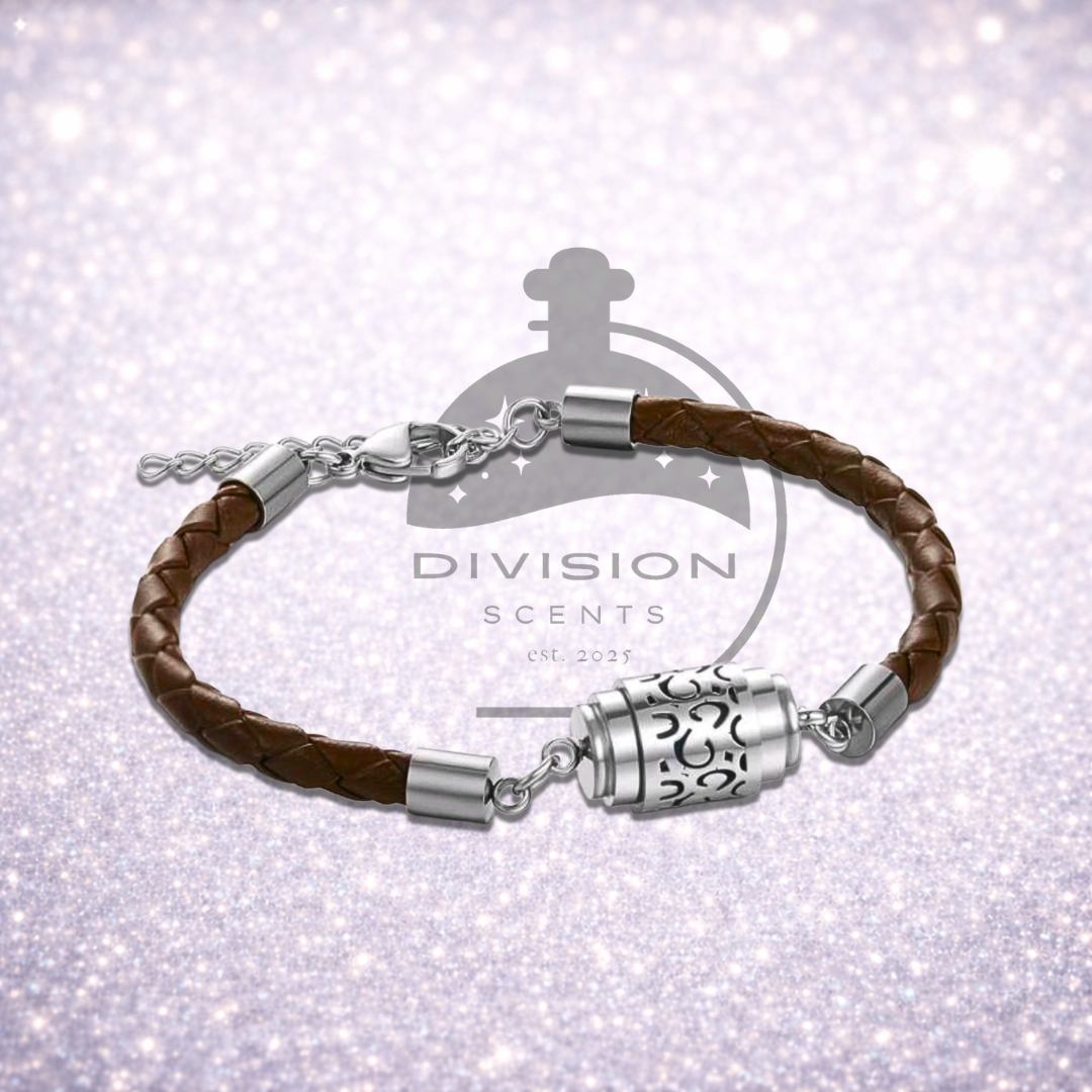 Minimalist Leather Cord Aromatherapy Diffuser Bracelet