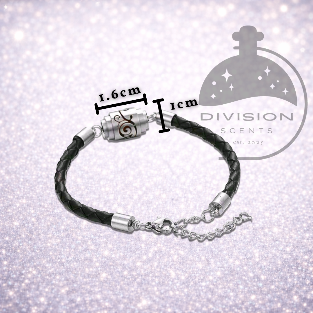 Minimalist Leather Cord Aromatherapy Diffuser Bracelet
