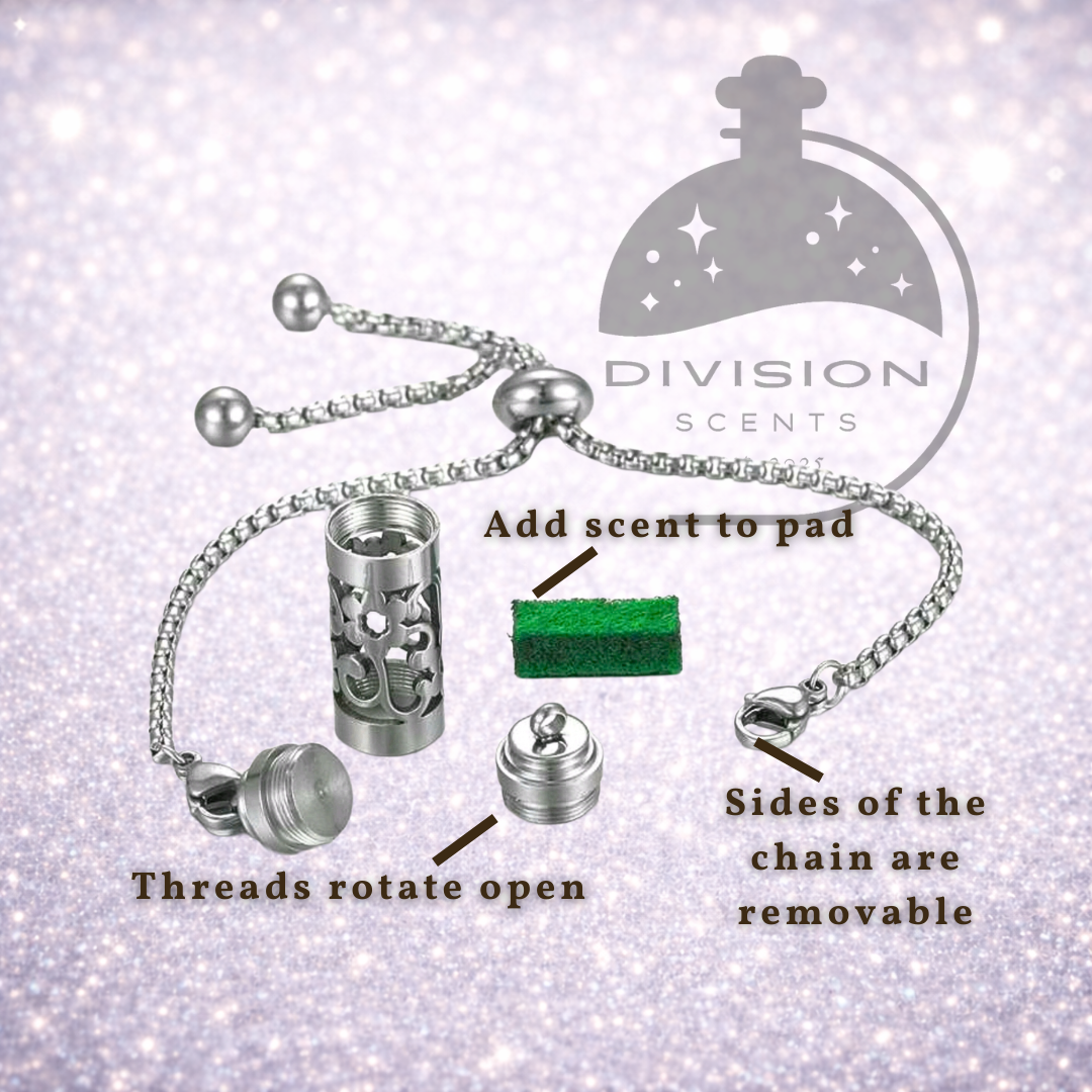 Capsule Aromatherapy Diffuser Slider Bracelet
