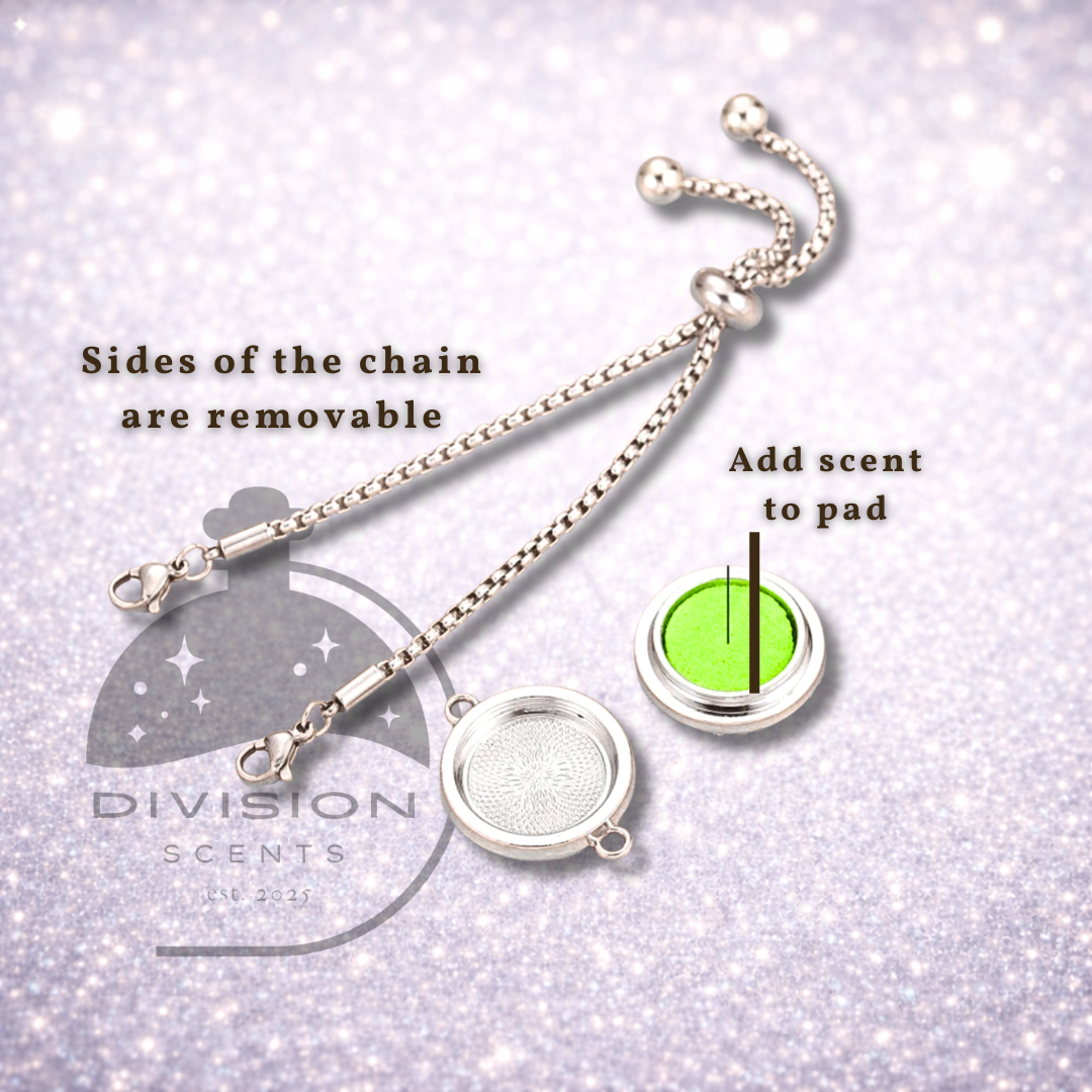 Pendant Aromatherapy Diffuser Slider Bracelet