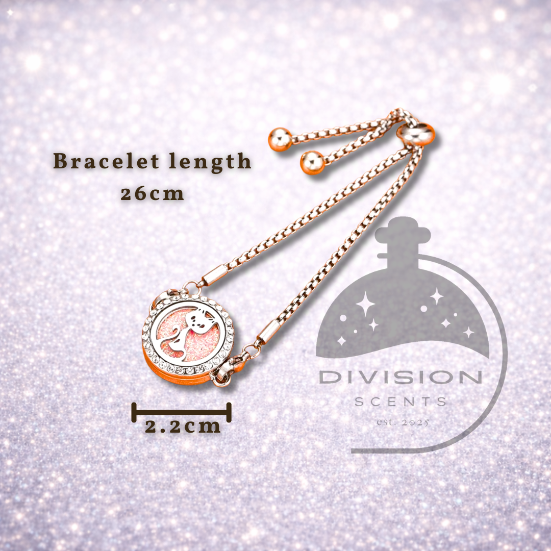 Pendant Aromatherapy Diffuser Slider Bracelet