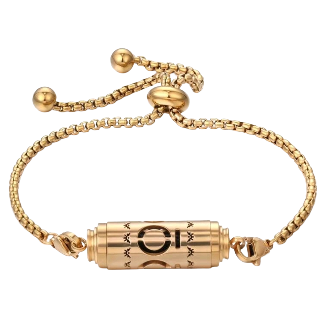 Capsule Aromatherapy Diffuser Slider Bracelet